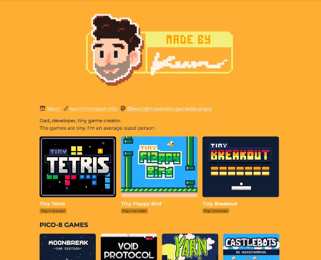 game development portfolio